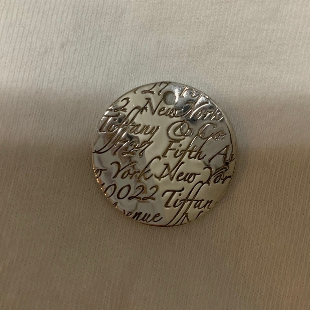 Tiffany & Co Round Script Charm
